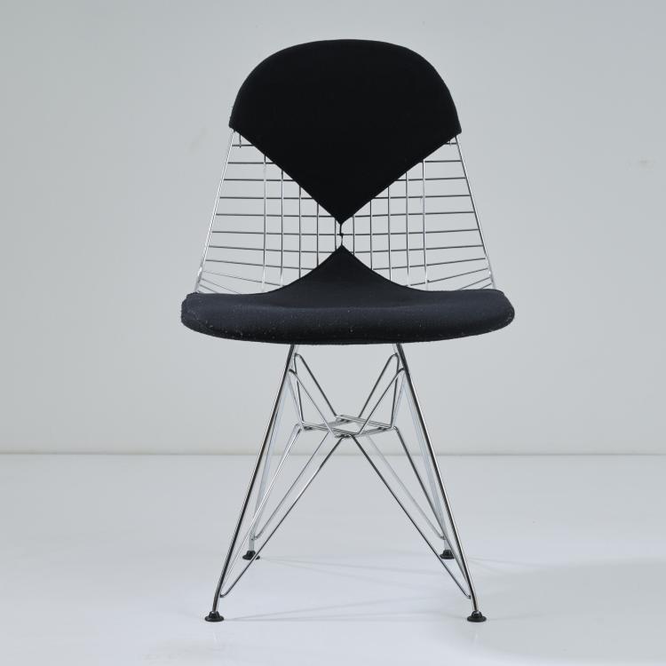 Bild 2 zu Objekt, 'Wire Chair - DKR-2' with 'Bikini' upholstery, c. 1951, Charles & Ray Eames, Vitra, Birsfelden, 173B 362