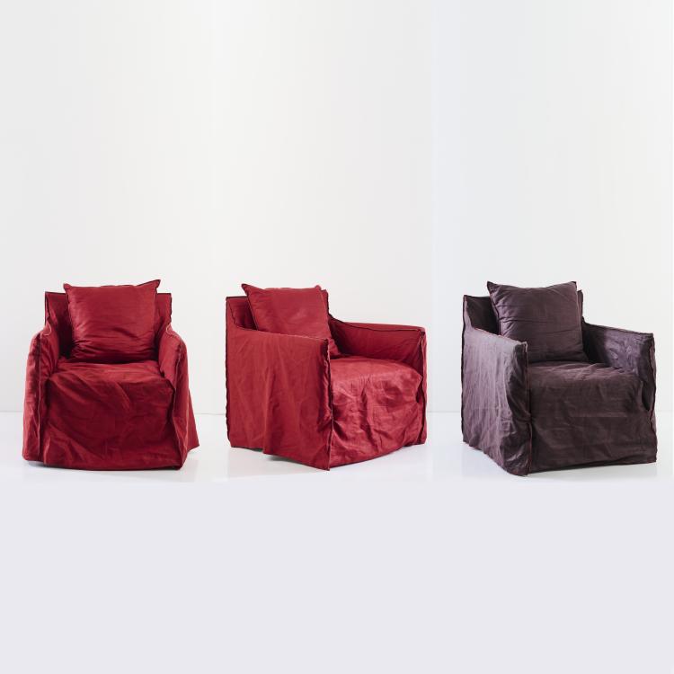 Hauptbild zu Objekt, Three 'Ghost 05' armchairs, 2004, Paola Navone, Gervasoni, Pavia di Udine, 173A 298