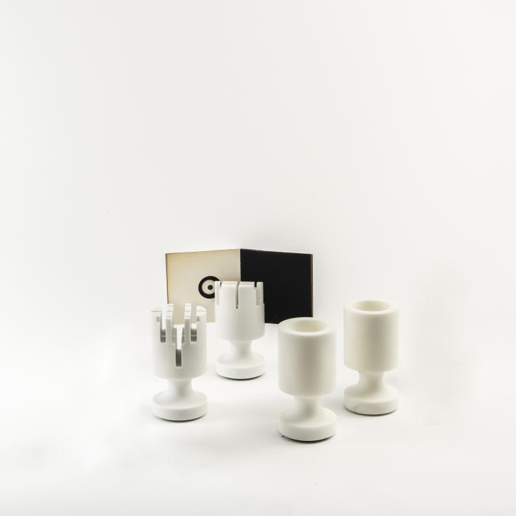 Hauptbild zu Objekt, Two 'Malta' - '3028A' pencil holders and two '3029A' letter holders, 1960, Enzo Mari, Danese, Mailand / Milan, 174B 502