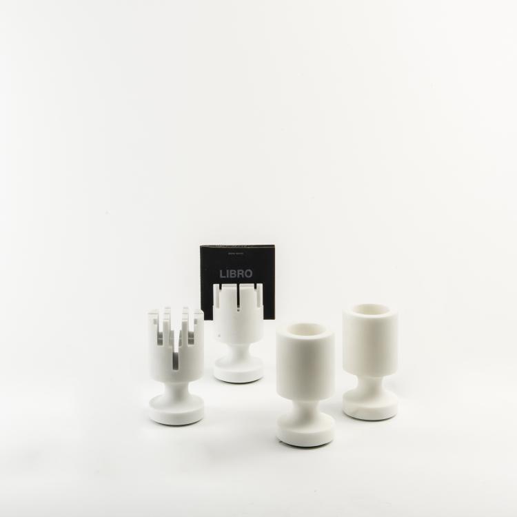 Bild 1 zu Objekt, Two 'Malta' - '3028A' pencil holders and two '3029A' letter holders, 1960, Enzo Mari, Danese, Mailand / Milan, 174B 502