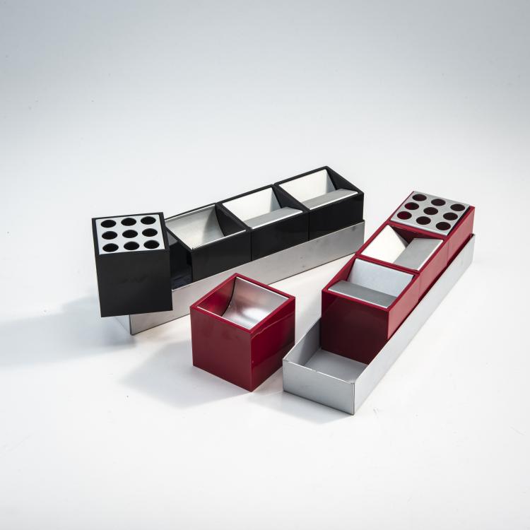 Hauptbild zu Objekt, Two 'Canarie' - 'Model 2002B' desk sets, 1957, Bruno Munari, Danese, Mailand / Milan, 174B 503