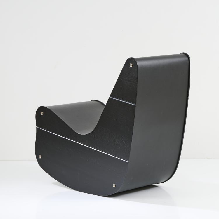 Bild 2 zu Objekt, 'Correalist Rocker' chair, 1942, Friedrich Kiesler, Wittmann M&ouml;belwerkst&auml;tte, Etsdorf, 173B 356
