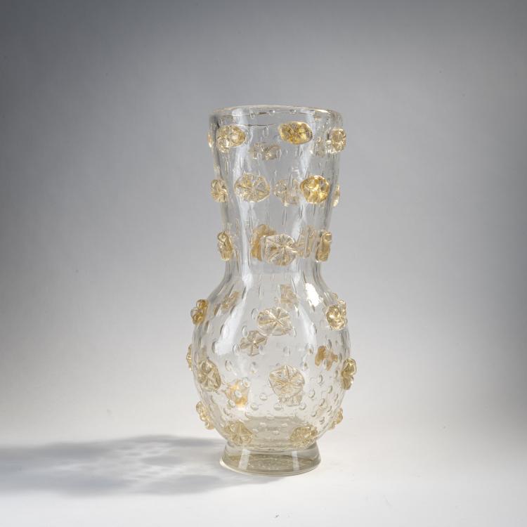 Hauptbild zu Objekt, Vase 'A Stelle', 1942, Ercole Barovier, Barovier & Toso, Murano, 173C 662