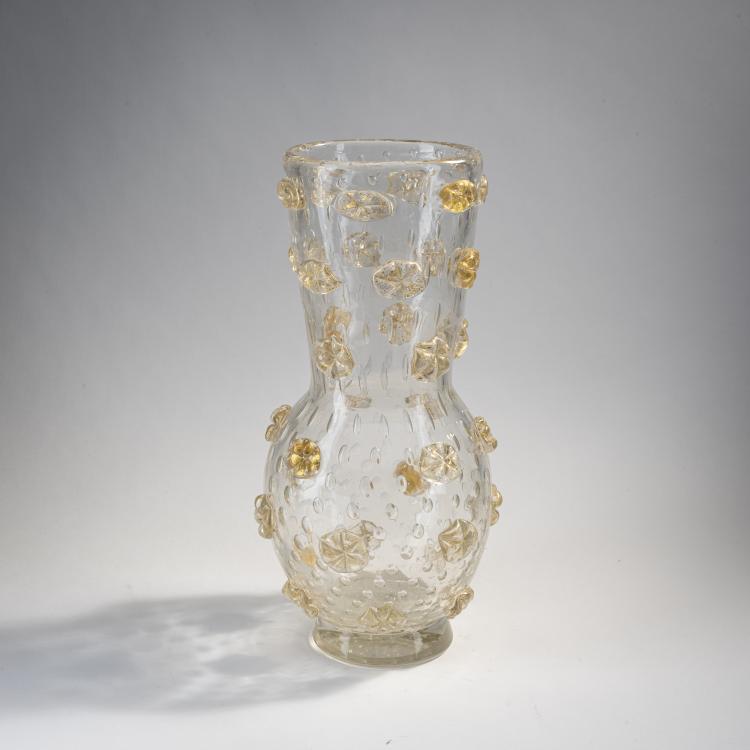 Bild 1 zu Objekt, Vase 'A Stelle', 1942, Ercole Barovier, Barovier & Toso, Murano, 173C 662