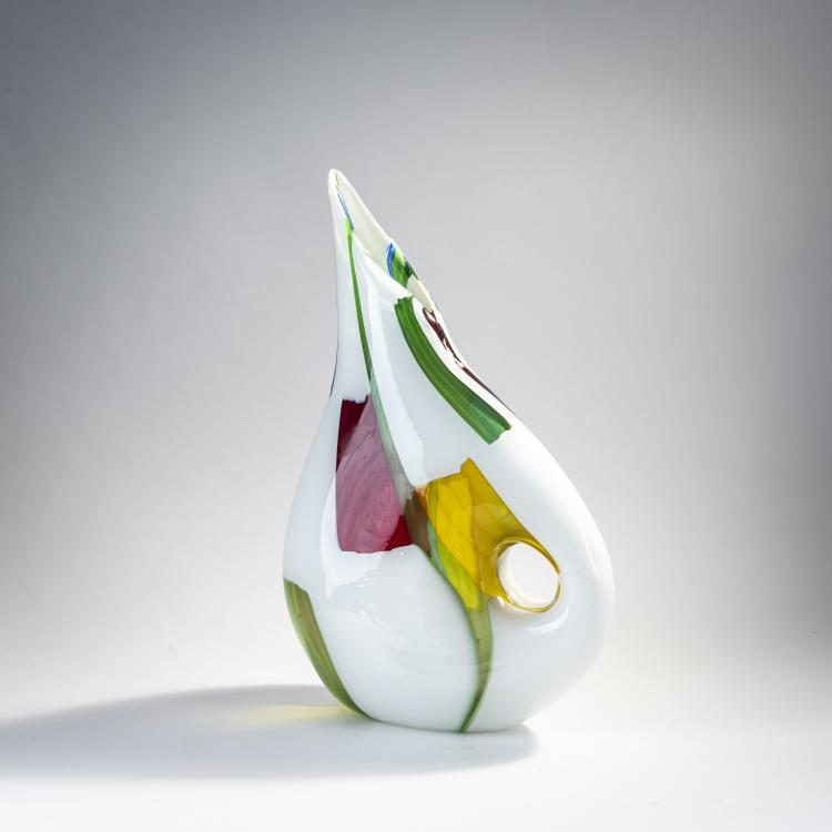 Bild 2 zu Objekt, 'Bandiere' vase, c. 1956, Anzolo Fuga, A.Ve.M., Murano, 173C 736