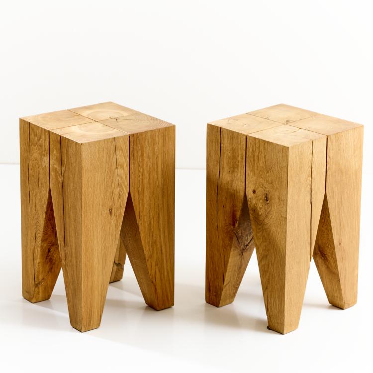 Bild 2 zu Objekt, Two 'ST 04 - Molar' stools / side tables, 1996, e15, Frankfurt a. M., 173B 552