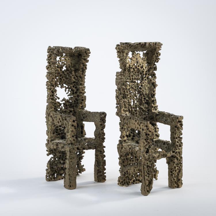 Bild 2 zu Objekt, Zwei Stuhl-Skulpturen, 1970er Jahre, Urano Palma, Palma, Urano, 173D 882