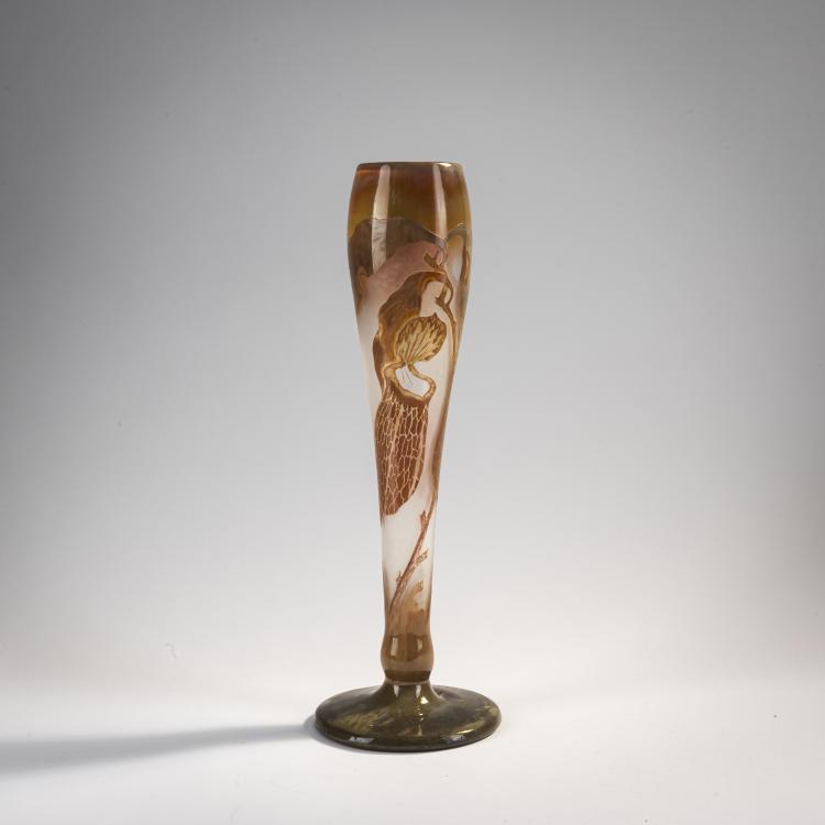 Hauptbild zu Objekt, 'Sabot de V&eacute;nus' martel&eacute; vase, 1900-05, D&eacute;sir&eacute; Christian, Christian Fr&egrave;res et Fils, Meisenthal, 174A 10