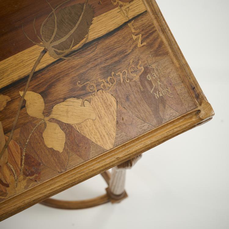 Bild 1 zu Objekt, Spieltisch 'Gardez les coeurs qu'avez gagnez', 1895, Emile Gall&eacute;, Gall&eacute;, Nancy, 174A 339