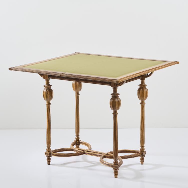 Bild 5 zu Objekt, Spieltisch 'Gardez les coeurs qu'avez gagnez', 1895, Emile Gall&eacute;, Gall&eacute;, Nancy, 174A 339