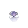 Allianzring mit Amethyst und Diamanten