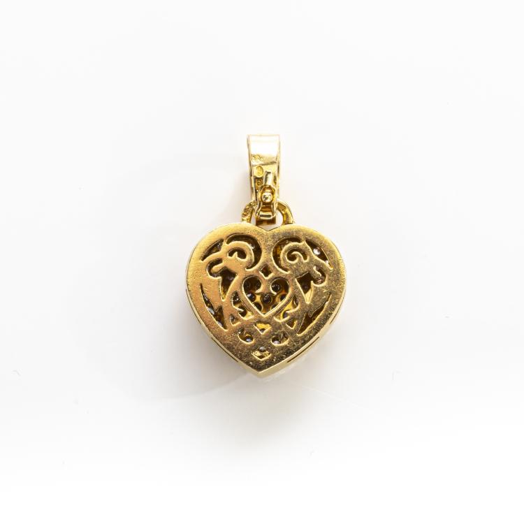Bild 1 zu Objekt, Pav&eacute; Herzanh&auml;nger, 174C 889