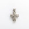 Pavé cross pendant