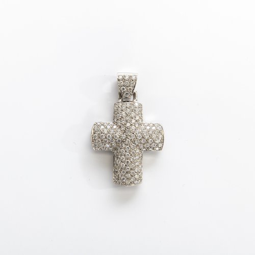 Pavé Kreuzanhänger