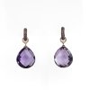 Paar Amethyst Ohrringe