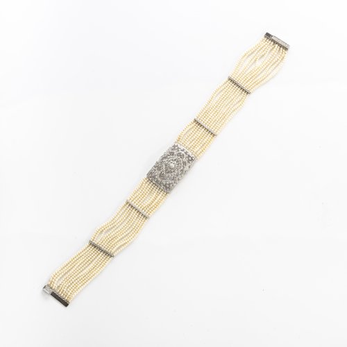 Art Déco Perl Choker, um 1920