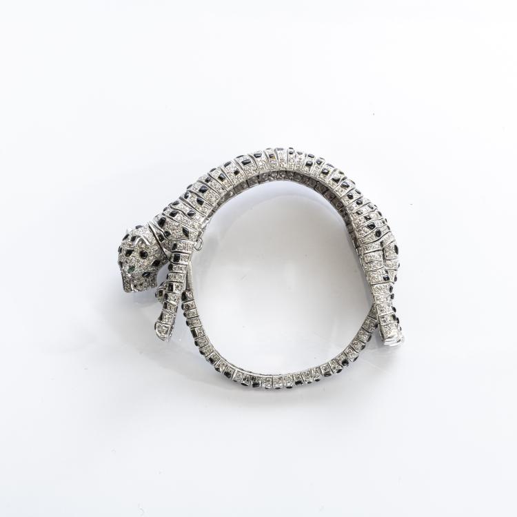 Hauptbild zu Objekt, Aufwendiges Panther Armband, 174C 894