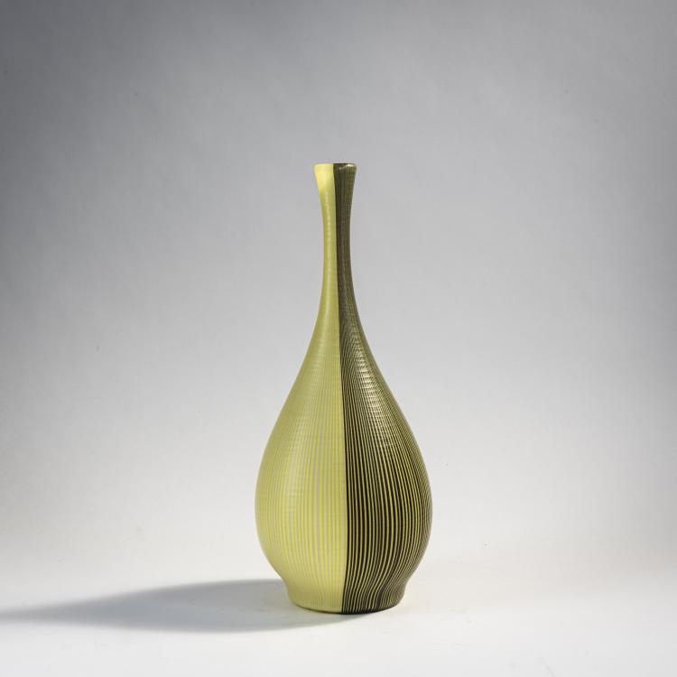 Hauptbild zu Objekt, Vase 'Tessuto', um 1935, Carlo Scarpa, Venini & C., Murano, 173C 644