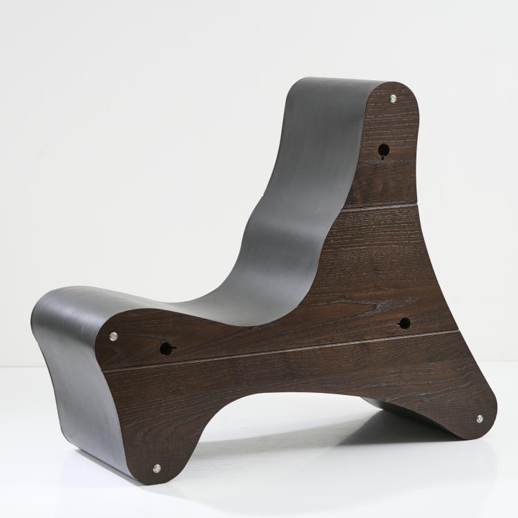 Hauptbild zu Objekt, 'Correalist Instrument' armchair, 1942, Friedrich Kiesler, Wittmann M&ouml;belwerkst&auml;tte, Etsdorf, 173B 357