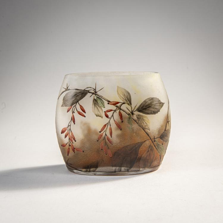 Bild 1 zu Objekt, Vase 'Epine Vinette', um 1910, Daum Fr&egrave;res, Nancy, 174A 91