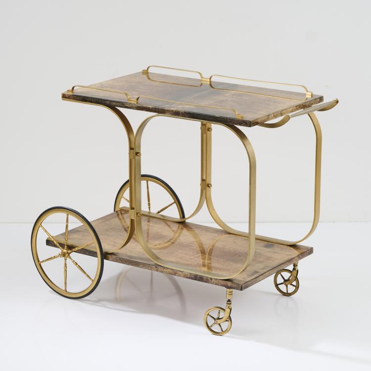 Bild 1 zu Objekt, Serving cart, 1960s, Aldo Tura, Tura, Mailand, 173A 123