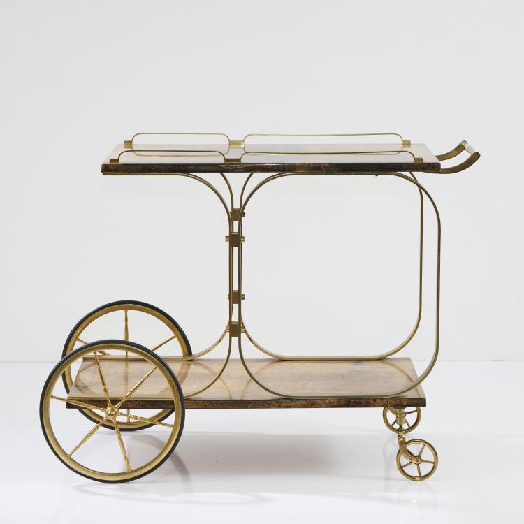 Bild 2 zu Objekt, Serving cart, 1960s, Aldo Tura, Tura, Mailand, 173A 123