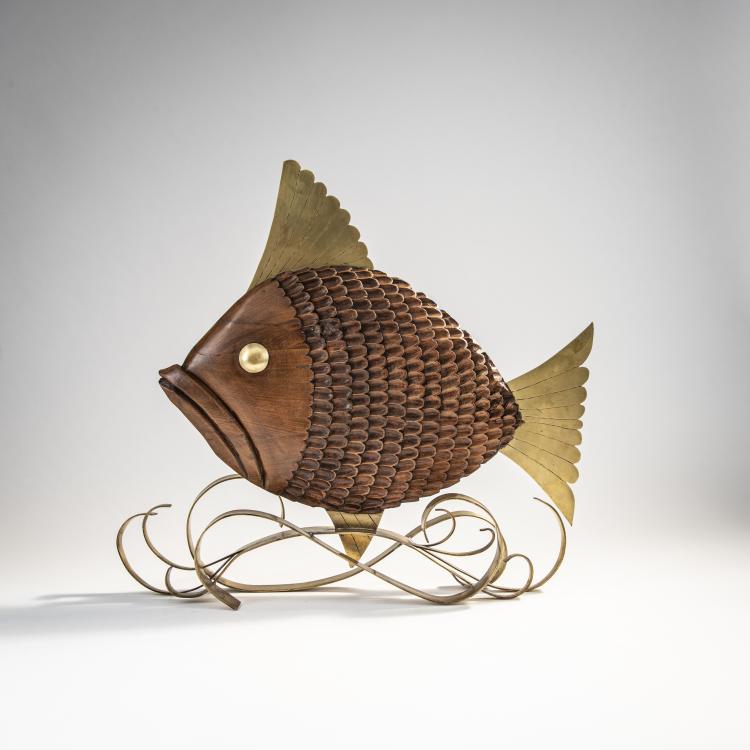 Bild 1 zu Objekt, Big fish, 1950s,  Hagenauer, Hagenauer, Wien, 174A 293