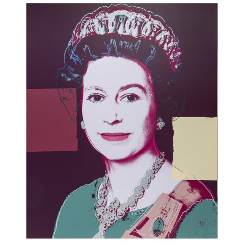 'Queen Elizabeth II of the United Kingdom' (Diamond Dust) (from: Reigning Queens), 1985 (printed later)