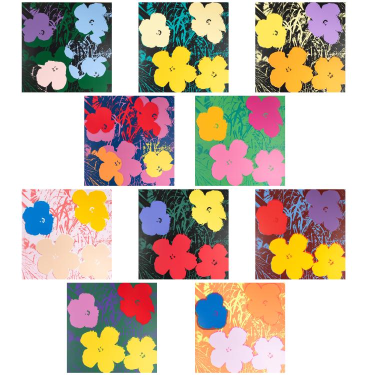 Hauptbild zu Objekt, Portfolio 'Flowers', 1970 (printed later), Andy Warhol (after), Sunday B. Morning, 173D 901