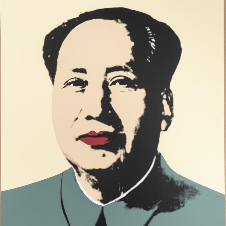 Bild 2 zu Objekt, Portfolio 'Mao', 1972 (Druck sp&auml;ter), Andy Warhol (nach), Sunday B. Morning, 173D 902