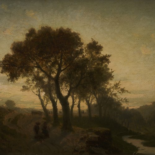 Autumnal stream, 19th century