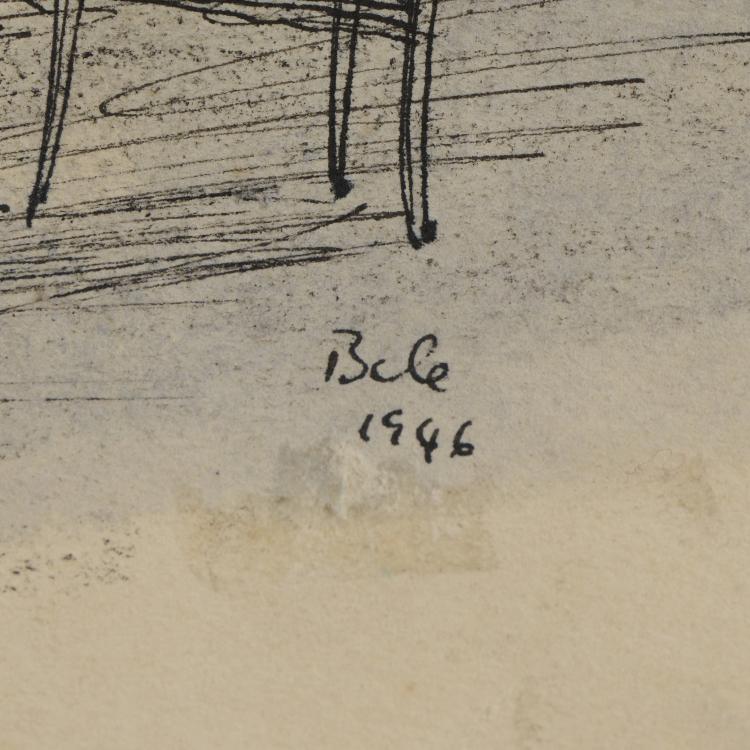 Bild 1 zu Objekt, 'In the salon', 1946, Bele Bachem, 173D 847