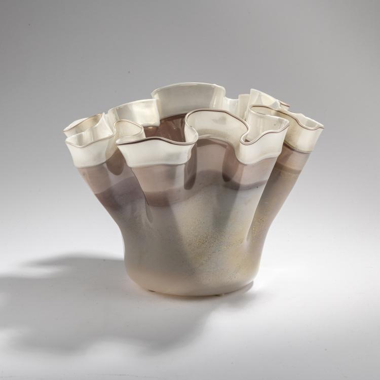 Bild 2 zu Objekt, Schale 'A cartoccio con orlatura', um 1936, Flavio Poli, Seguso Vetri d'Arte, Murano, 175C 464