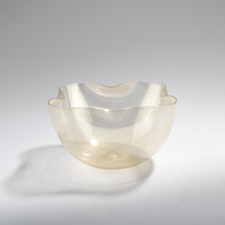 Bild 2 zu Objekt, Schale 'Cristallo oro iridato', um 1947, Flavio Poli, Seguso Vetri d'Arte, Murano, 175C 583