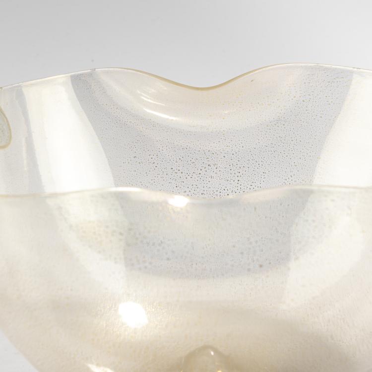Bild 3 zu Objekt, Schale 'Cristallo oro iridato', um 1947, Flavio Poli, Seguso Vetri d'Arte, Murano, 175C 583