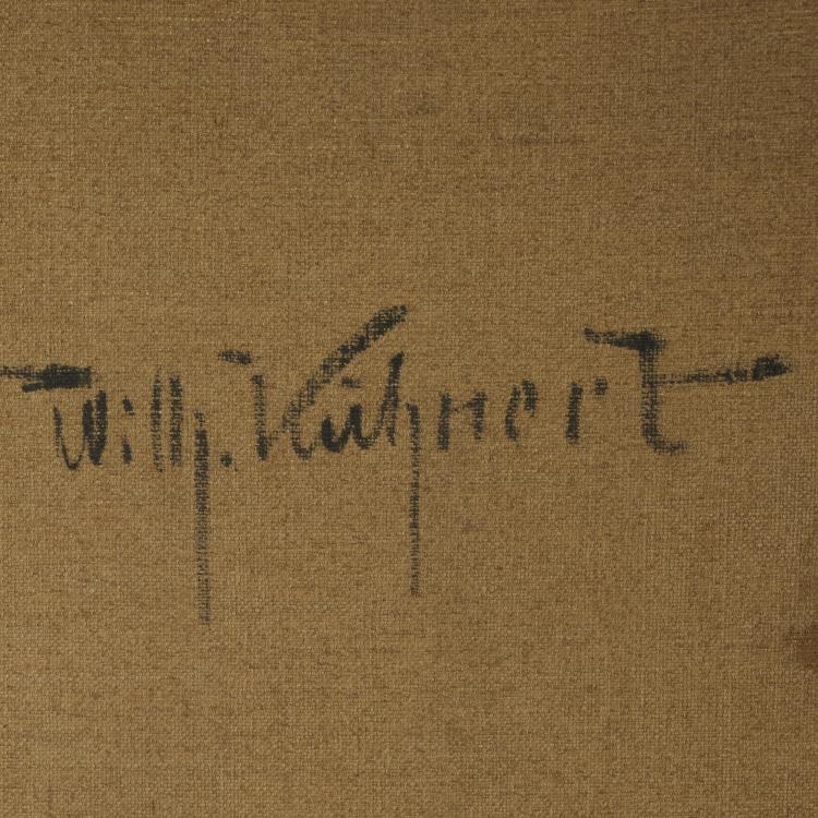 Bild 2 zu Objekt, 'Old Cape buffalo at the pond', probably around 1917-26, Wilhelm Kuhnert, 173D 809