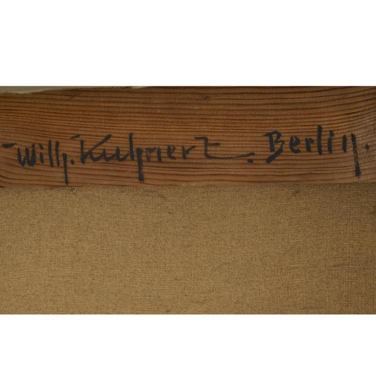 Bild 3 zu Objekt, 'Old Cape buffalo at the pond', probably around 1917-26, Wilhelm Kuhnert, 173D 809