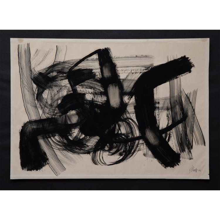 Bild 1 zu Objekt, Abstract composition, 1955, Fritz Winter, 173D 905