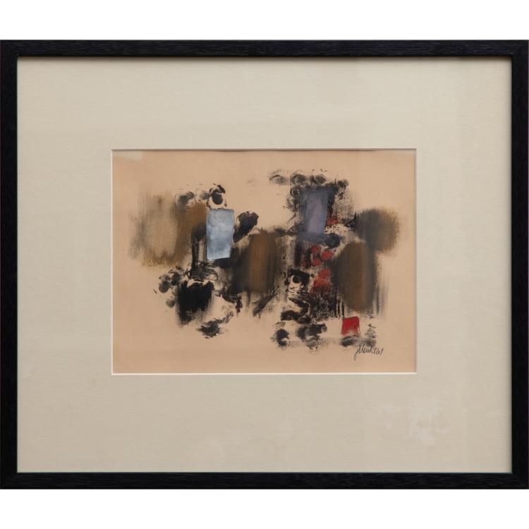 Bild 1 zu Objekt, Abstrakte Komposition, 1961, Fritz Winter, 173D 907