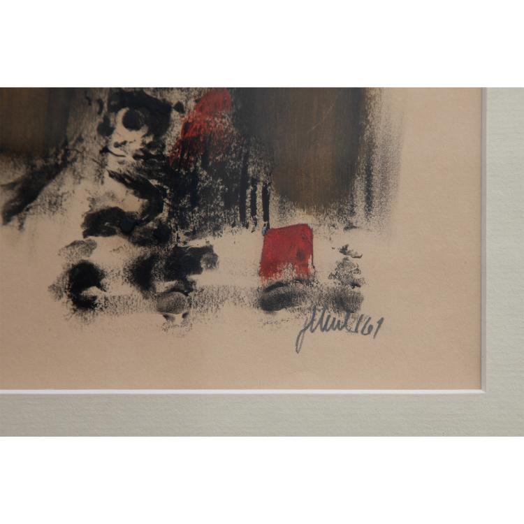 Bild 2 zu Objekt, Abstrakte Komposition, 1961, Fritz Winter, 173D 907