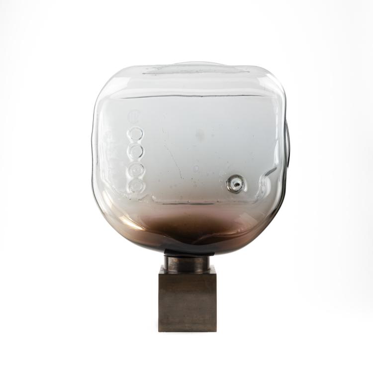 Hauptbild zu Objekt, Abstract Glass Sculpture, around 1972, Dana Vachtova, 173D 895