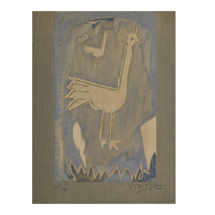 Hauptbild zu Objekt, 'Le Coq', 1952, Georges Braque, 173D 800