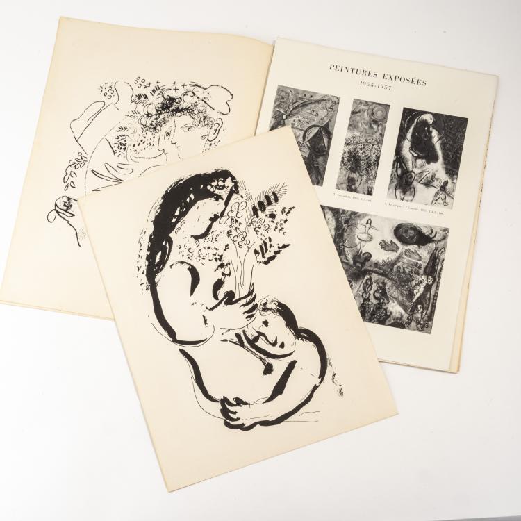 Bild 1 zu Objekt, 'Derri&egrave;re Le Miroir', 1957, Marc Chagall, Maeght (Publ.), 173D 801