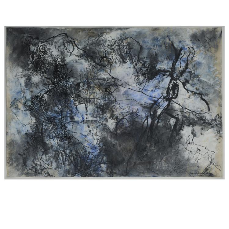 Hauptbild zu Objekt, Abstract composition, 1957, Bernard Schultze, 173D 892