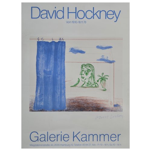 Exhibition poster Galerie Kammer Hamburg, 1978