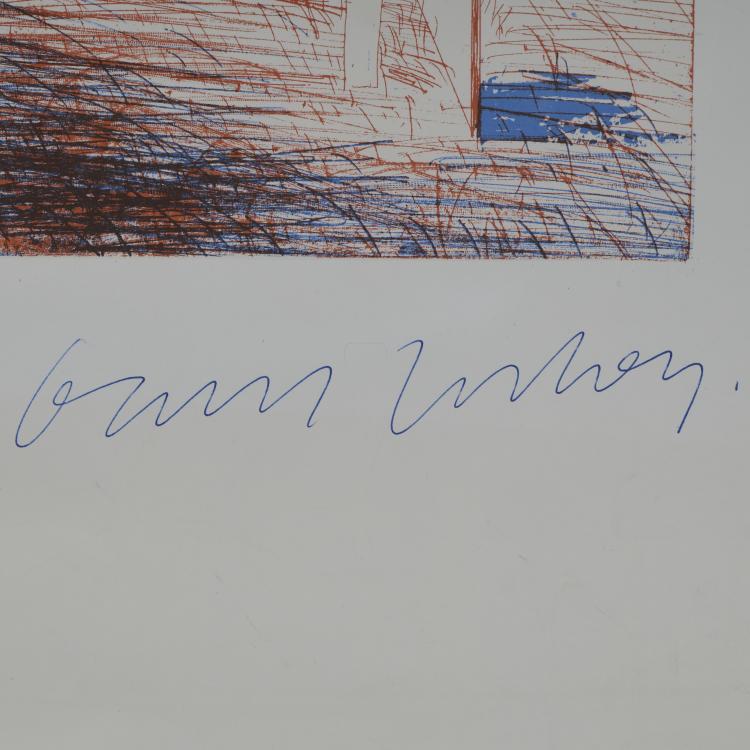 Bild 1 zu Objekt, Ausstellungsplakat Galerie Kammer Hamburg, 1978, David Hockney, 173D 867