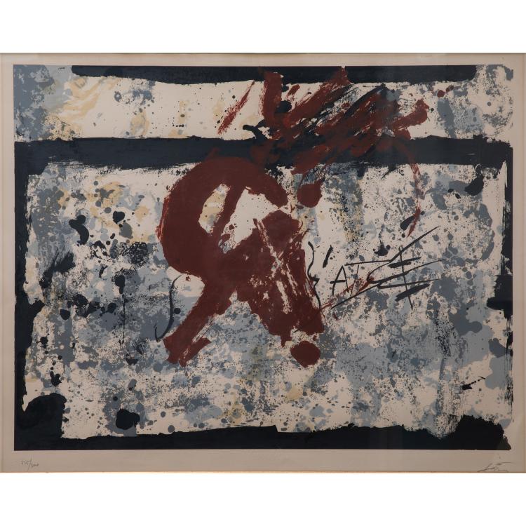 Hauptbild zu Objekt, Abstrakte Komposition, 1970, Antoni T&agrave;pies, 173D 894