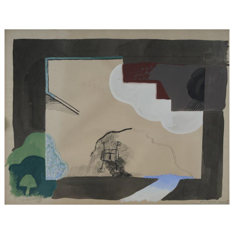 Hauptbild zu Objekt, 'Paisagem agosto', 1965, Ant&oacute;nio Costa Pinheiro, 173D 885