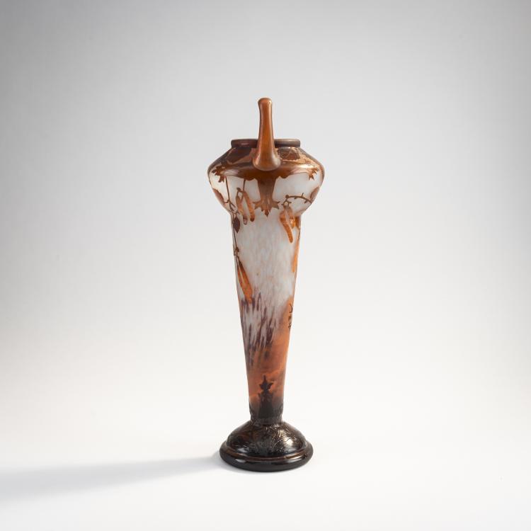 Bild 1 zu Objekt, Henkelvase 'Noisettes', um 1905-10, Daum Fr&egrave;res, Nancy, 174A 52