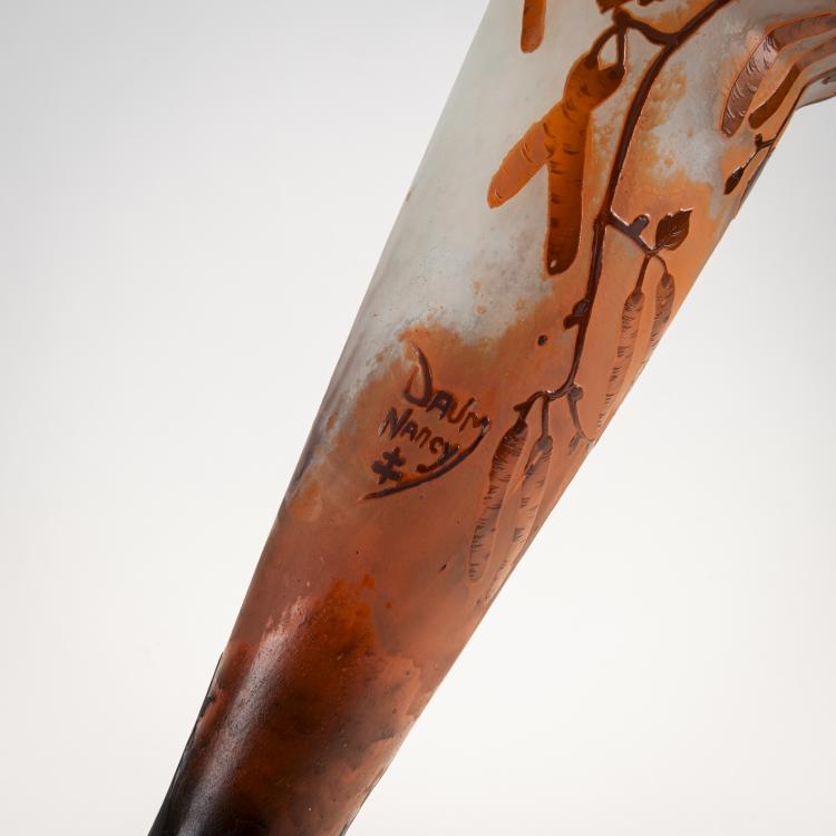 Bild 2 zu Objekt, Henkelvase 'Noisettes', um 1905-10, Daum Fr&egrave;res, Nancy, 174A 52